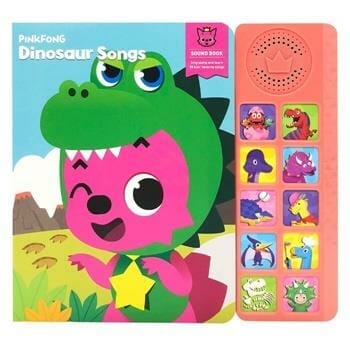 OJAM Online Shopping - Pinkfong Babyshark - Dinosaur Songs Sound Book 2x23x21cm Toys