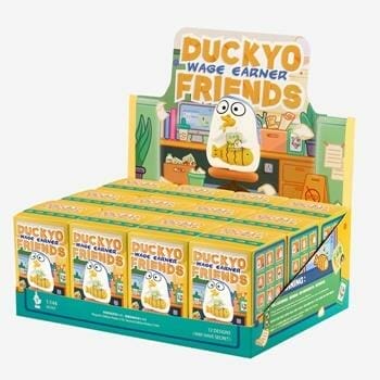 OJAM Online Shopping - Popmart Duckyo Friends Wage Earner Series - (Case of 12 Blind Boxes) 27x11x20cm Toys