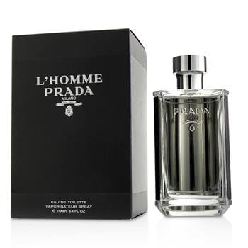 OJAM Online Shopping - Prada L'Homme Eau De Toilette Spray 100ml/3.3oz Men's Fragrance