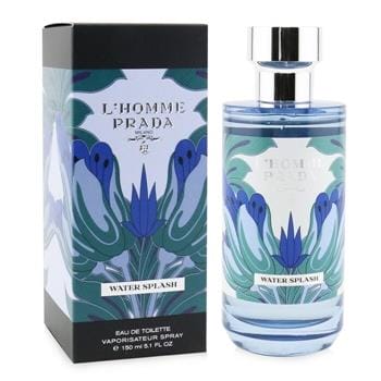 OJAM Online Shopping - Prada L'Homme Water Splash Eau De Toilette Spray 150ml/5oz Men's Fragrance