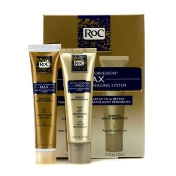 OJAM Online Shopping - ROC Retinol Correxion Max Wrinkle Resurfacing System: Anti-Wrinkle Treatment 30ml + Resurfacing Serum 30ml 2pcs Skincare
