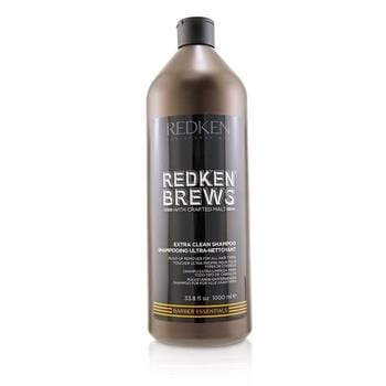 OJAM Online Shopping - Redken Brews Extra Clean Shampoo (Build-Up Remover For All Hair Types) 1000ml/33.8oz Hair Care