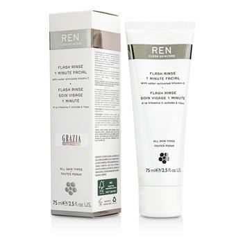 OJAM Online Shopping - Ren Flash Rinse 1 Minute Facial 75ml/2.5oz Skincare