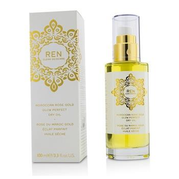 OJAM Online Shopping - Ren Moroccan Rose Gold Glow Perfect Dry Oil 100ml/3.3oz Skincare