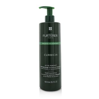 OJAM Online Shopping - Rene Furterer Curbicia Purifying Ritual Normalizing Lightness Shampoo - Scalp Prone to Oiliness (Salon Product) 600ml/20.2oz Hair Care