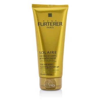 OJAM Online Shopping - Rene Furterer Solaire Nourishing Shower Gel with Jojoba Wax (Hair and Body) 200ml/6.76oz Hair Care