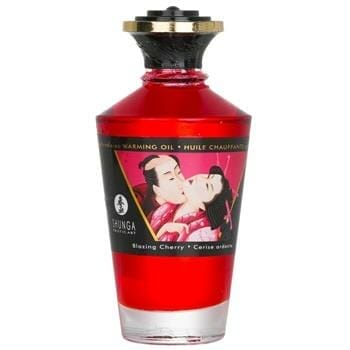 OJAM Online Shopping - SHUNGA Aphrodisiac Warming Oil - Blazing Cherry 100ml/3.5oz Sexual Wellness