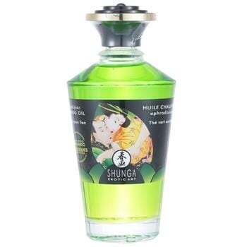 OJAM Online Shopping - SHUNGA Aphrodisiac Warming Oil - Organica Exotic Green Tea 100ml/3.5oz Sexual Wellness