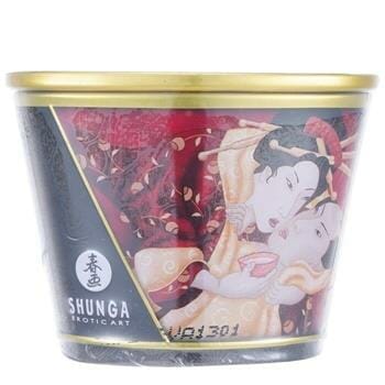 OJAM Online Shopping - SHUNGA Massage Candle - Romance/Sparkling Strawberry Wine 170ml/5.7oz Sexual Wellness