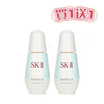 OJAM Online Shopping - SK II GenOptics Aura Essence (Asia Version) 50ml/1.7oz x2 Skincare