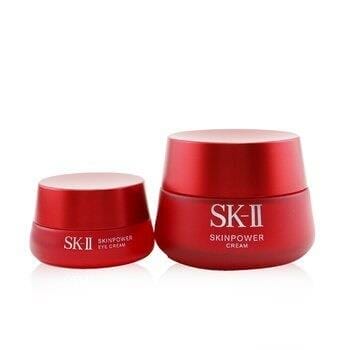 OJAM Online Shopping - SK II Skinpower Series Set: Skinpower Cream 80g + Skinpower Eye Cream 15g 2pcs Skincare