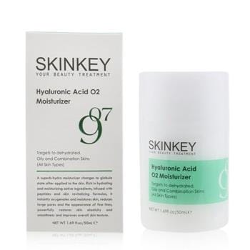 OJAM Online Shopping - SKINKEY Moisturizing Series Hyaluronic Acid O2 Moisturizer (All Skin Types) - Targets To Dehydrated Oily & Combination Skins 50ml/1.69oz Skincare