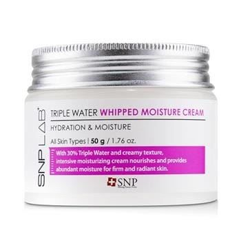 OJAM Online Shopping - SNP Lab+ Triple Water Whipped Moisture Cream - Hydration & Moisture (For All Skin Types) 50g/1.76oz Skincare
