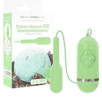 OJAM Online Shopping - SSI Japan Color Rotor CC Vibrator - Chocolate Mint Ice Cream 1pc Sexual Wellness