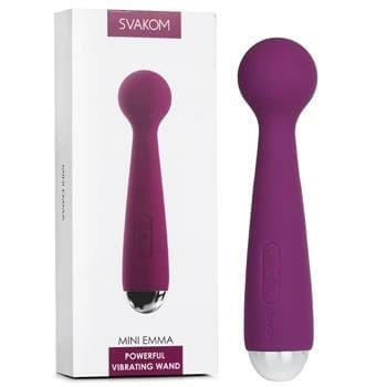 OJAM Online Shopping - SVAKOM Mini Emma Wand Vibrator - # Violet 1pc Health