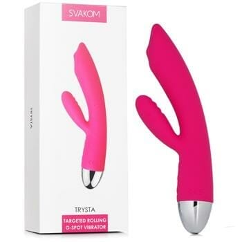 OJAM Online Shopping - SVAKOM Trysta G-spot Massager Vibrator - # Plum Red 1pc Sexual Wellness