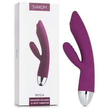 OJAM Online Shopping - SVAKOM Trysta G-spot Massager Vibrator - # Violet 1pc Sexual Wellness