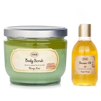 OJAM Online Shopping - Sabon Body Scrub - Mango Kiwi & Shower Oil - Ginger Orange 2pcs Skincare