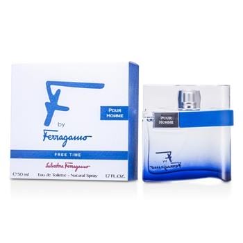 OJAM Online Shopping - Salvatore Ferragamo F by Ferragamo Free Time Eau De Toilette Spray 50ml/1.7oz Men's Fragrance