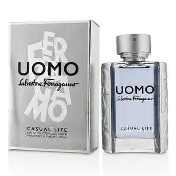 OJAM Online Shopping - Salvatore Ferragamo Uomo Casual Life Eau De Toilette Spray 100ml/3.4oz Men's Fragrance