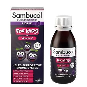 OJAM Online Shopping - Sambucol Black Elderberry For Kids - 120ml 120ml Supplements