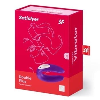 OJAM Online Shopping - Satisfyer Double Plus Partner Vibrator 1pc Sexual Wellness