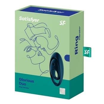 OJAM Online Shopping - Satisfyer Glorious Duo Vibrating Cock Ring 1pc Sexual Wellness