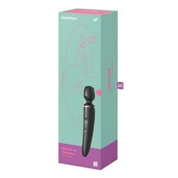 OJAM Online Shopping - Satisfyer Wand-er Woman Vibrator - # Black 1pc Sexual Wellness