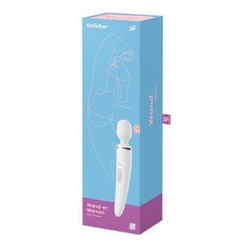 OJAM Online Shopping - Satisfyer Wand-er Woman Vibrator - # White 1pc Sexual Wellness