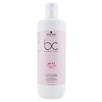 OJAM Online Shopping - Schwarzkopf BC Bonacure pH 4.5 Color Freeze Silver Micellar Shampoo (For Grey & Lightened Hair) 1000ml/33.8oz Hair Care
