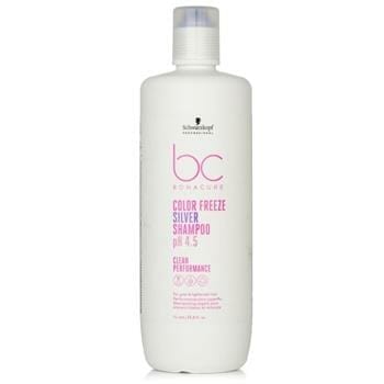 OJAM Online Shopping - Schwarzkopf BC Bonacure pH 4.5 Color Freeze Silver Shampoo (For Grey & Lightened Hair) 1000ml/33.8oz Hair Care