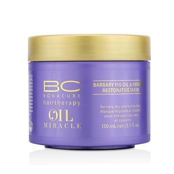 OJAM Online Shopping - Schwarzkopf BC Oil Miracle Barbary Fig Oil & Keratin Restorative Mask (For Very Dry and Brittle Hair) 150ml/5.1oz Hair Care