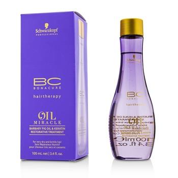 OJAM Online Shopping - Schwarzkopf BC Oil Miracle Barbary Fig Oil & Keratin Restorative Treatment (For Very Dry and Brittle Hair) 100ml/3.4oz Hair Care