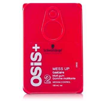 OJAM Online Shopping - Schwarzkopf Osis+ Mess Up Matt Gum (Medium Control) 100ml/3.4oz Hair Care