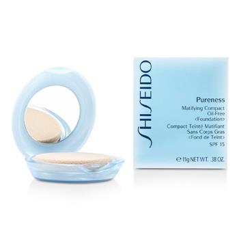 OJAM Online Shopping - Shiseido Pureness Matifying Compact Oil Free Foundation SPF15 (Case + Refill) - # 10 Light Ivory 11g/0.38oz Make Up