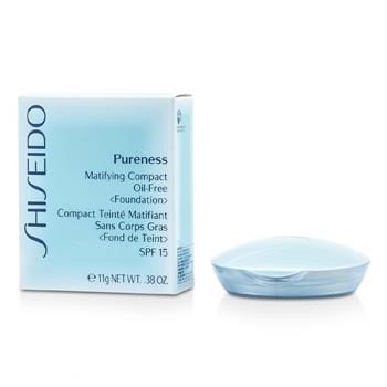 OJAM Online Shopping - Shiseido Pureness Matifying Compact Oil Free Foundation SPF15 (Case + Refill) - # 20 Light Beige 11g/0.38oz Make Up