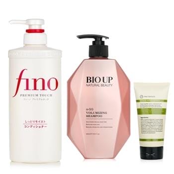 OJAM Online Shopping - Shiseido Shiseido Hair Conditione 550ml + Natural Beauty BIO UP Shampoo 500ml + mori beauty  Hair Mask 180ml 3pcs Hair Care