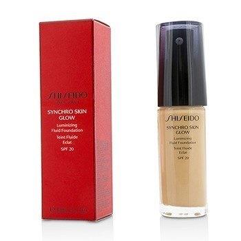 OJAM Online Shopping - Shiseido Synchro Skin Glow Luminizing Fluid Foundation SPF 20 - # Rose 3 30ml/1oz Make Up