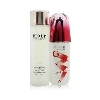 OJAM Online Shopping - Shiseido Ultimune Power Infusing Concentrate - ImuGeneration Technology (Ginza Edition) 75ml (Free: Natural Beauty BIO UP Treatment Essence 200ml) 2pcs Skincare