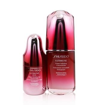 OJAM Online Shopping - Shiseido Ultimune Power Infusing Set For Face & Eyes Set: Face Concentrate 50ml + Eye Concentrate 15ml 2pcs Skincare