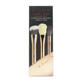 OJAM Online Shopping - Sigma Beauty Bloom + Glow Brush Set (3x Rose Gold Brush OJAM Online Shopping - Sigma Beauty Bloom + Glow Brush Set (3x Rose Gold Brush