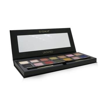 OJAM Online Shopping - Sigma Beauty Untamed Eyeshadow Palette With Dual Ended Brush (14x Eyeshadow + 1x Dual Ended Brush) 19.32g/0.68oz Make Up
