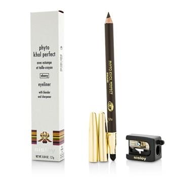 OJAM Online Shopping - Sisley Phyto Khol Perfect Eyeliner (With Blender and Sharpener) - # Ebony 1.2g/0.04oz Make Up