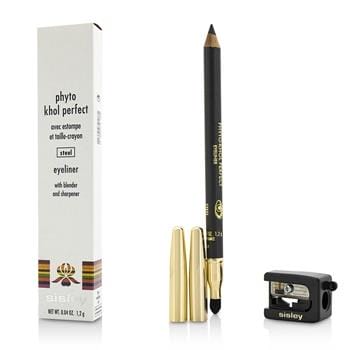 OJAM Online Shopping - Sisley Phyto Khol Perfect Eyeliner (With Blender and Sharpener) - # Steel 1.2g/0.04oz Make Up