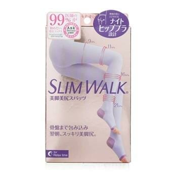 OJAM Online Shopping - SlimWalk Beautiful Butt Spats Sleep Compression Spats - # Lavender (Size: M-L) 1pair Health