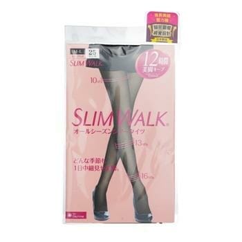 OJAM Online Shopping - SlimWalk Compression Pantyhose With Supporting Function For Pelvis - # Black (Size: M-L) 1pair Health