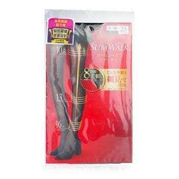 OJAM Online Shopping - SlimWalk Compression Pantyhose With Supporting Function For Pelvis - # Black (Size: S-M) 1pair Health