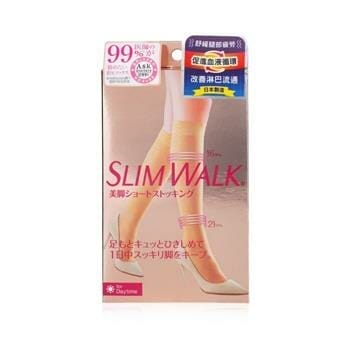 OJAM Online Shopping - SlimWalk Compression Stockings for Beautiful Legs - # Beige (Size: S-M) 1pair Health