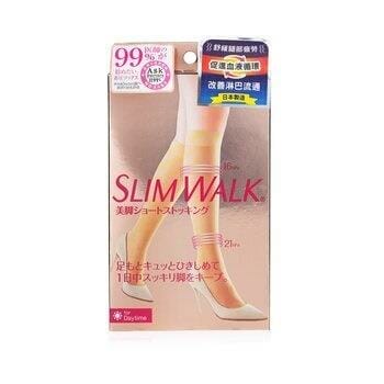 OJAM Online Shopping - SlimWalk Compression Stockings for Beautiful Legs - # Beige (Size:M-L) 1pair Health