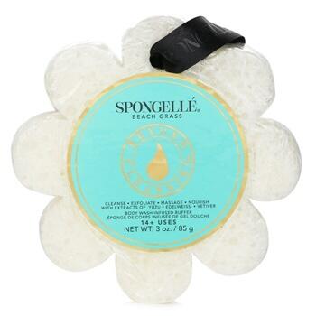 OJAM Online Shopping - Spongelle Wild Flower Soap Sponge - Beach Grass (White) 1pc/85g Skincare